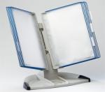 TARIFOLD Bemutatótábla tartó, asztali, A4, 10 férőhelyes, TARIFOLD Design, kék (TF734301)