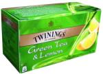 TWININGS Zöldtea, 25x1, 6 g, TWININGS "Green Tea & Lemon (KHK283)