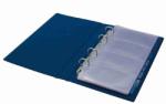 Panta Plast Névjegytartó, 200 db-os, gyűrűs, PANTAPLAST, fekete (INP328202F)