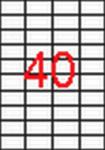 APLI Etikett, univerzális, 52, 5x29, 7 mm, APLI, 4000 etikett/csomag (100lap/doboz) (LCA3130)