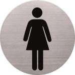 HELIT Információs tábla, rozsdamentes acél, HELIT, női mosdó (INH6271000) - webpapir