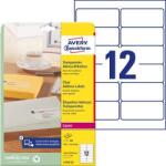 Avery-Zweckform Etikett, 99, 1x42, 3 mm, poliészter, AVERY ZWECKFORM, átlátszó, 300 etikett/csomag (AYL477225) - webpapir