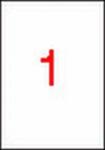 APLI Etikett, 210x297 mm, poliészter, APLI, átlátszó, 10 etikett/csomag (10lap/csom) (LCA10053)