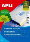 APLI Etikett, univerzális, 38x21, 2 mm, APLI, 6500 etikett/csomag (100lap/doboz) (LCA3127)