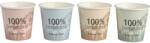  Papírpohár, komposztálható, 2, 4 dl, 50 db, vegyes színek (KHMU181) - webpapir