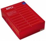 APLI Etikett, mátrixnyomtatókhoz, 1 pályás, 73, 7x36 mm, APLI, 4000 etikett/csomag (500lap/doboz) (LCA002)