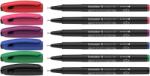 Schneider Tűfilc készlet, 0, 4 mm, SCHNEIDER "Topliner 967", 6 különböző szín (TSCTOP967V6) - webpapir