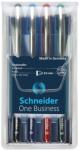 Schneider Rollertoll készlet, 0, 6 mm, "SCHNEIDER "One Business", 4 szín (TSCOBK4) - webpapir