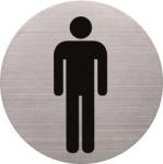 HELIT Információs tábla, rozsdamentes acél, HELIT, férfi mosdó (INH6270900) - webpapir