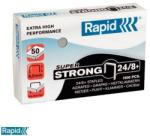 RAPID Tűzőkapocs, 24/8+, horganyzott, RAPID Superstrong (1000db/doboz) (E24858500)