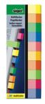 Sigel Jelölőcímke, papír, 10x50 lap, 15x50 mm, SIGEL Multicolor, vegyes szín (SIHN682)