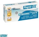 RAPID Tűzőkapocs, 24/6, horganyzott, RAPID Strong (1000db/doboz) (E24855800)