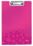 LEITZ Felírótábla, fedeles, A4, LEITZ Wow, rózsaszín (E41990023) - webpapir