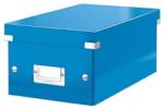 LEITZ DVD tároló doboz, lakkfényű, LEITZ "Click&Store", kék (E60420036)