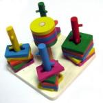  Jucarie sortat forme geometrice din lemn