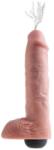 Pipedream King Cock 11" Squirting Cock with Balls spriccelő dildó herékkel 28 cm