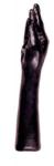 X-Man All Black kéz alakú élethű dildó 39 cm