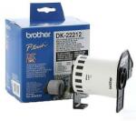 Brother Banda laminata 62mm Brother DK22212, Negru pe Alb (DK22212)