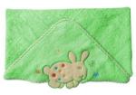 Baby Ono Prosop special pentru bebelusi cu gluga - verde cu iepuras