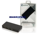 König CSU2H4P200BL USB 2.0 HUB 4 port