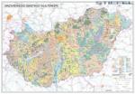 Stiefel Magyarország talajtani térképe fémléces 100 x 70 cm