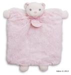 Kaloo Ursuleţ de pluş păpuşă de mână Perle-Doudou Bear Kaloo 20 cm în ambalaj de cadou pentru cei mai mici roz (K962157)