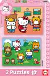 Educa Puzzle Hello Kitty Educa 2x48 piese (EDU14220) Puzzle