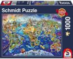 Schmidt Spiele Discover the World 1000 db-os (58288)