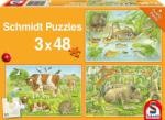 Schmidt Spiele Animal Family 3x48 db-os (56222)