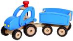 Goki Fa traktor pótkocsival, kék