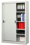  DULAP METALIC CU USI CULISANTE 4 RAFTURI, 1200x450x1900 mm (LxlxH), 40 kg/polita, ECO+ (9600213) Dulap arhivare