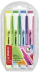 STABILO SET 4 TEXTMARKERE STABILO SWING COOL, 1-4 mm (960112) - officeclass