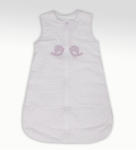 toTs Sac de dormit pentru bebeluşi Classic toT's smarTrike cu păsări roz 100% bumbac jersey de la 0 luni (TO230102)
