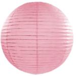  papír lampion gömb, 30 cm-es, rózsaszín