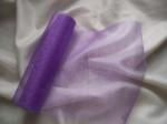  Milka lila organza dekorációs anyag - 47 cm széles, 10 méter hosszú-265