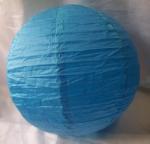  papír lampion gömb, 30 cm-es, türkizkék