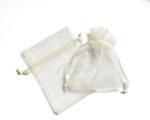  11x13 cm organza tasak ekrü (5 db)