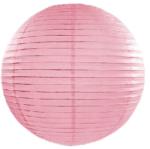  papír lampion gömb, 25 cm-es, rózsaszín