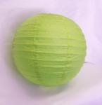  papír lampion gömb, 20 cm-es, zöld