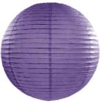  papír lampion gömb, 20 cm-es, sötétlila