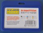KEJEA Suport PP tip arc, pentru carduri, 85 x 55mm, orizontal, 5 buc/set, KEJEA - bleumarin (KJ-T-672H) - ihtis
