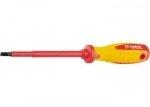 MTX Отвертка Insulated, SL3, 0 х 80 mm, до 1000 V, двукомпонентна дръжка MTX PROFESSIONAL