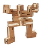 Fridolin Joc logic puzzle 3D din bambus Flexi-cub (Fr_17516) - mansarda-copiilor