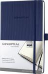 Sigel Jegyzetfüzet, exkluzív, A5, vonalas, 97 lap, keményfedeles, SIGEL Conceptum , éjkék (SICO657) - papirdepo