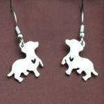  Tacskós szíves fülbevaló - nagy