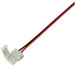  КОНЕКТОР (накрайник) за едноцветна лента- 15см кабел (373-5)