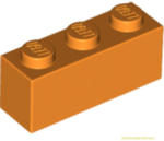 LEGO® Alkatrészek (Pick a Brick) Narancs 1X1X3 Elem 4118787