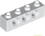 LEGO® Alkatrészek (Pick a Brick) Fehér 1X4 Elem Oldalán 3 Lyukkal 370101