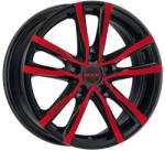 Mak Milano Black & Red CB76 5/112 18x8 ET42