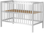 Hubners Patut Copii Din Lemn Dominic 120x60 Cm Alb